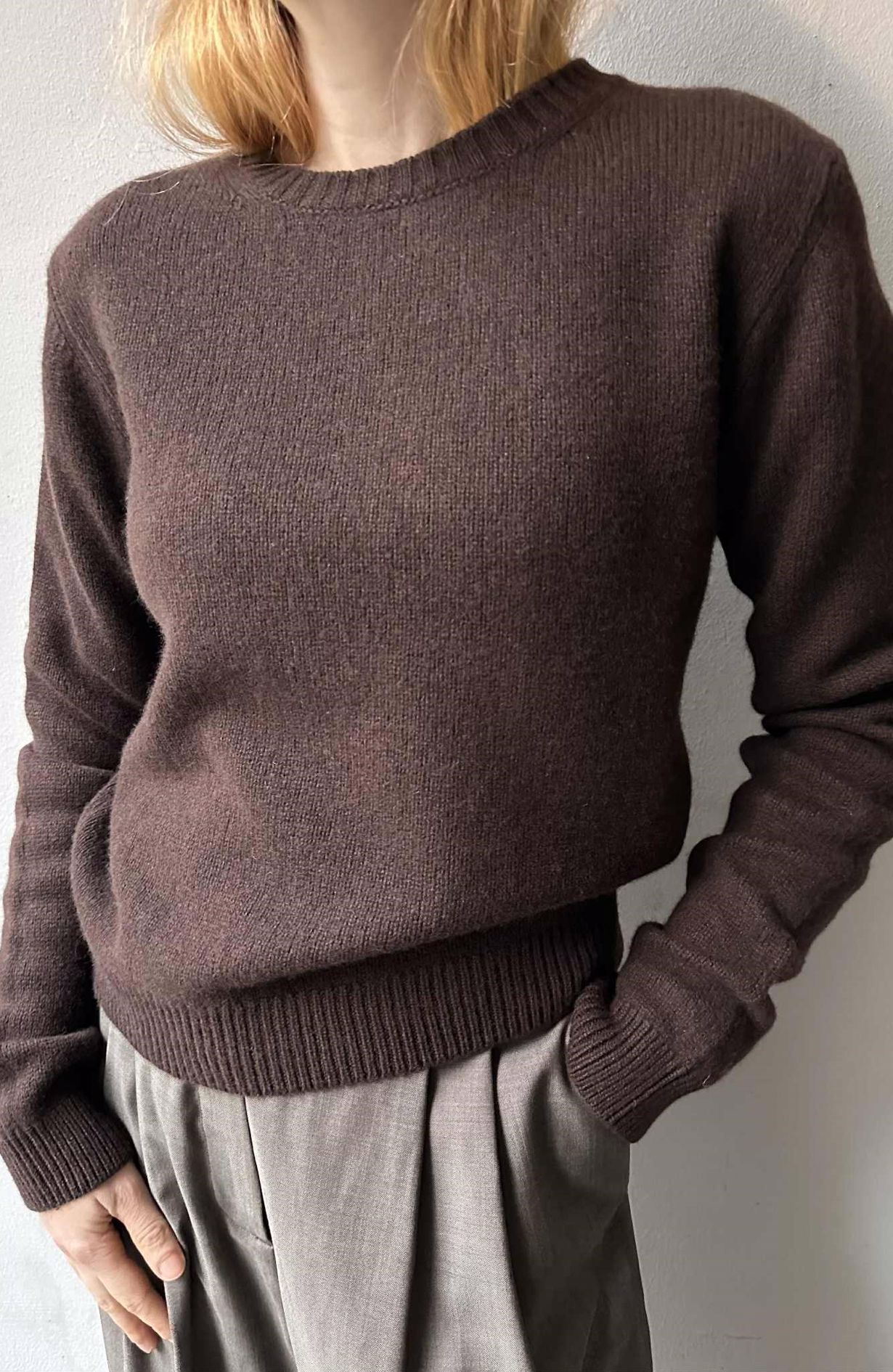 Iblamelulu New Claire r-neck Visone